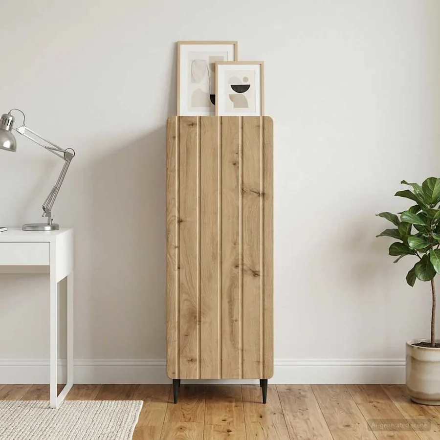 Buffet Chêne artisanal 34,5 x 33 x 92 cm Bois d'ingénierie