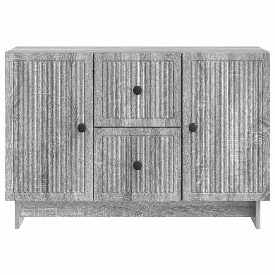 Buffet Sonoma gris 89 x 34,5 x 60 cm Bois d'ingénierie - 6