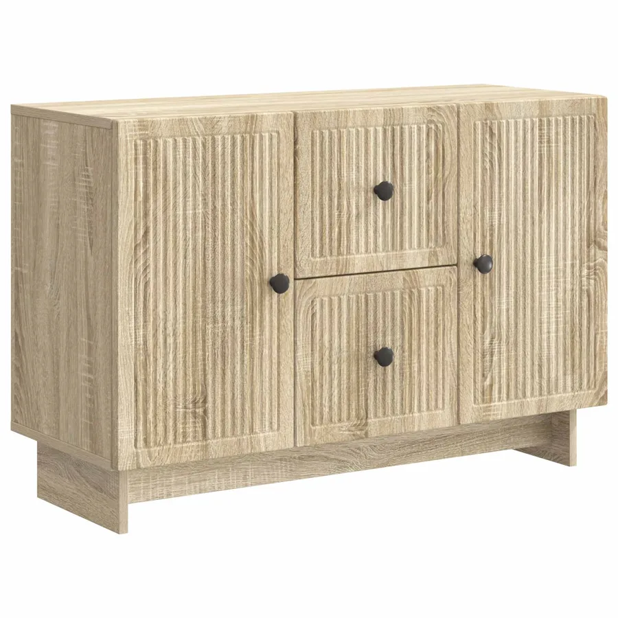 Buffet Chêne Sonoma 89 x 34,5 x 60 cm Bois d'ingénierie - 2