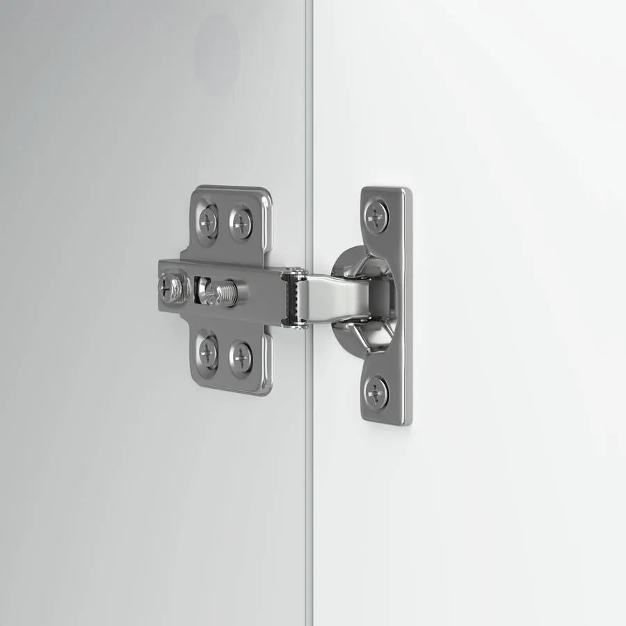 Meuble TV Blanc brillant 99 x 34,5 x 50 cm Bois d'ingénierie - 9