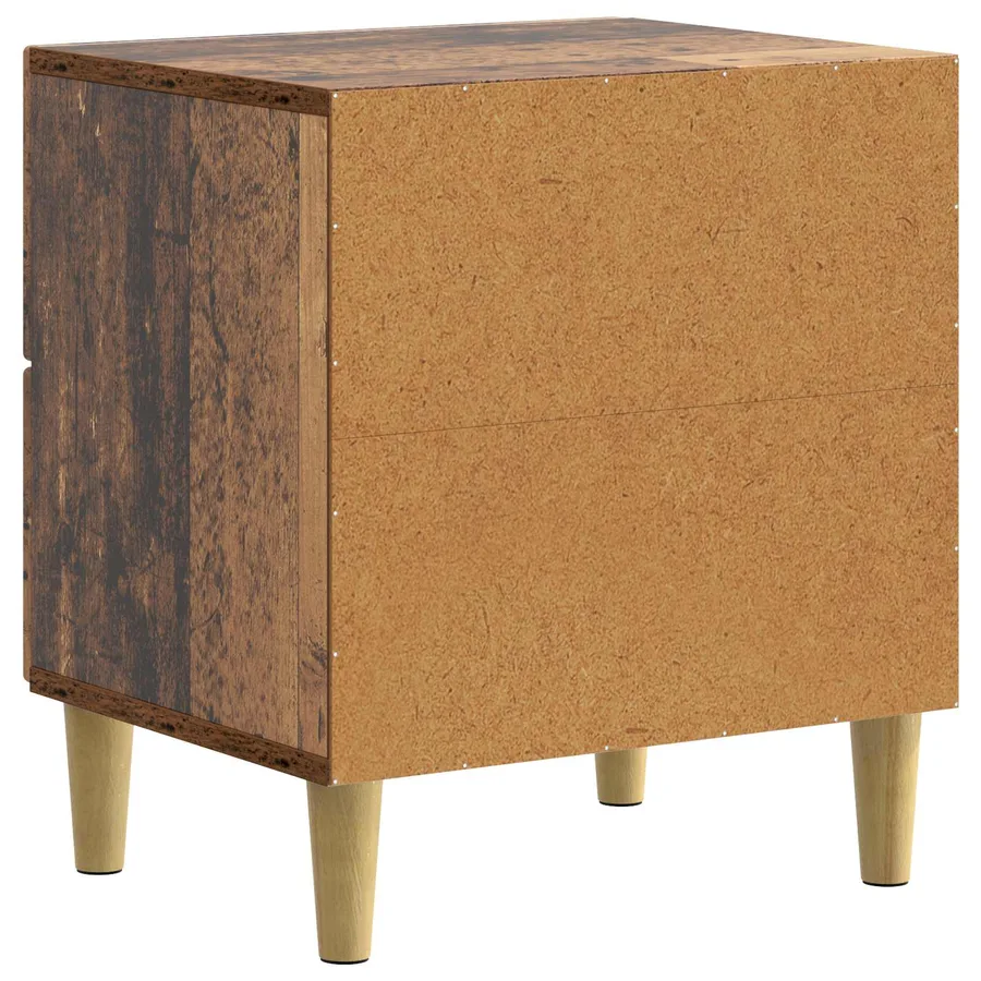 Cabinet de chevet 2 pcs Bois ancien 43 x 34,5 x 48 cm - 9