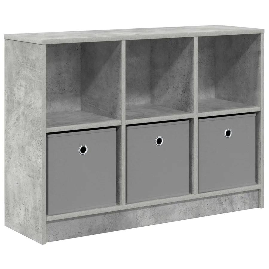 Buffet avec tiroir Gris béton 88,5 x 27,5 x 63,5 cm - 2