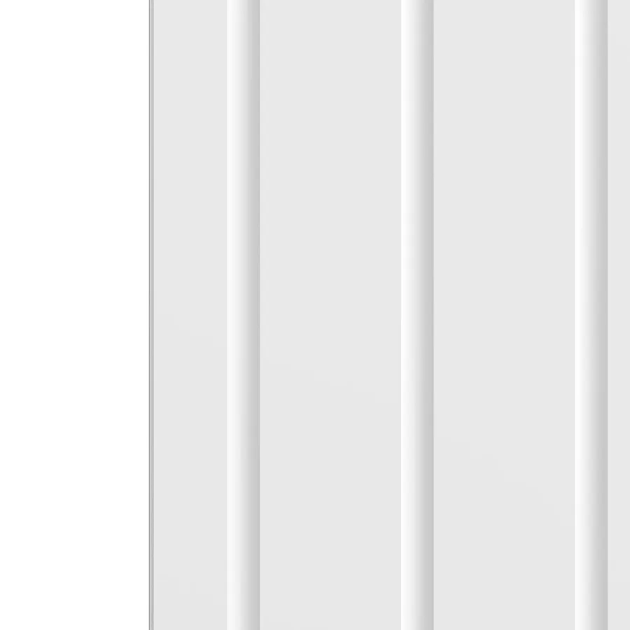 Buffet Blanc brillant 34,5 x 33 x 92 cm Bois d'ingénierie - 8