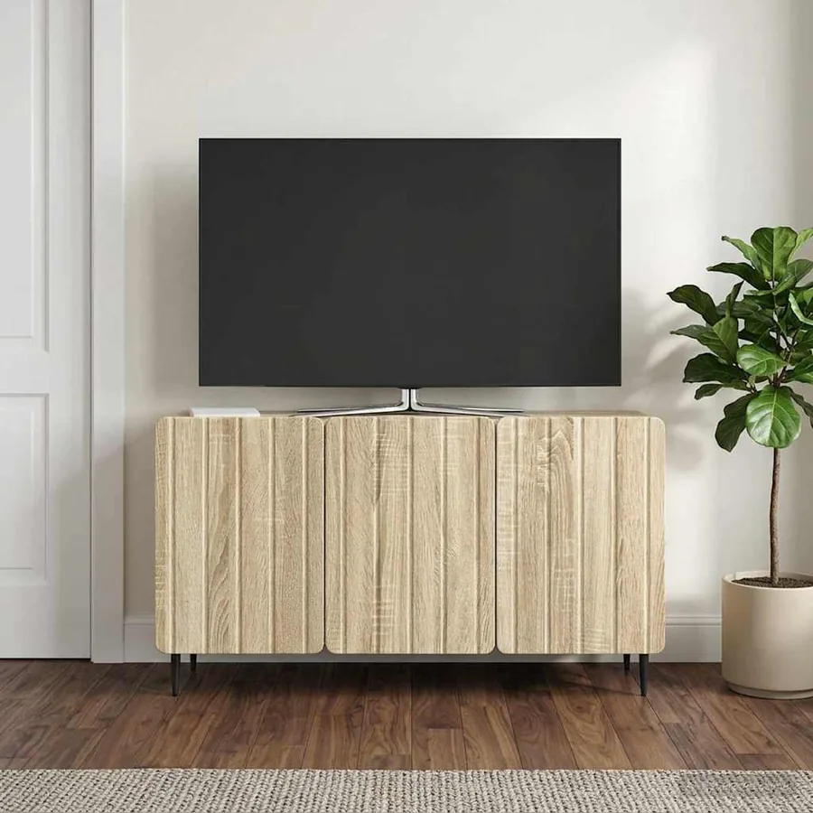 Meuble TV Chêne Sonoma 99 x 34,5 x 52 cm Bois d'ingénierie