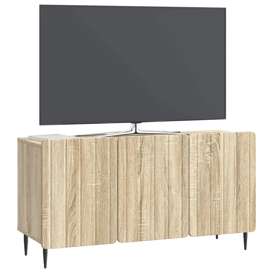 Meuble TV Chêne Sonoma 99 x 34,5 x 52 cm Bois d'ingénierie - 3