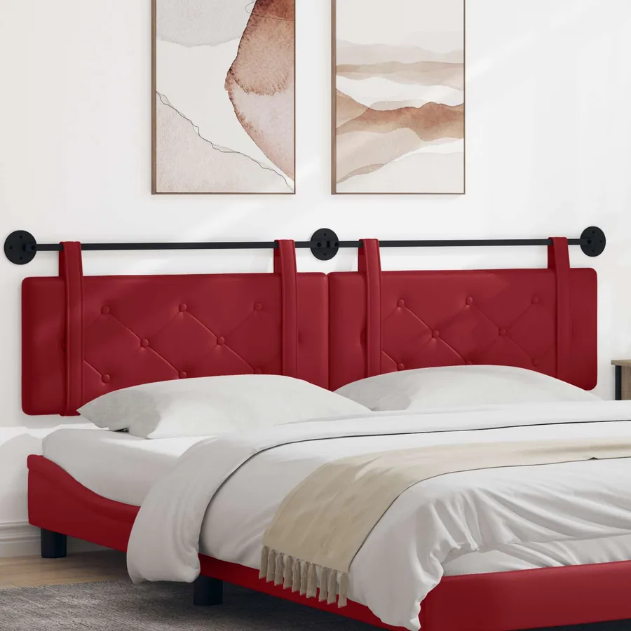 Tête de lit suspendue Bordeaux Simili cuir