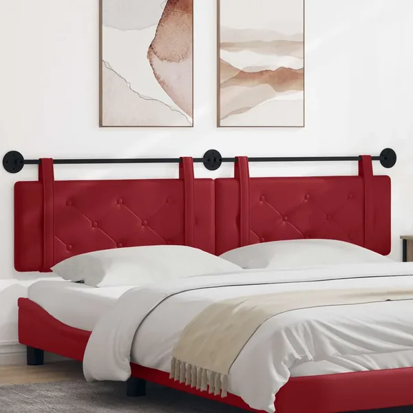 Tête de lit suspendue Bordeaux Simili cuir