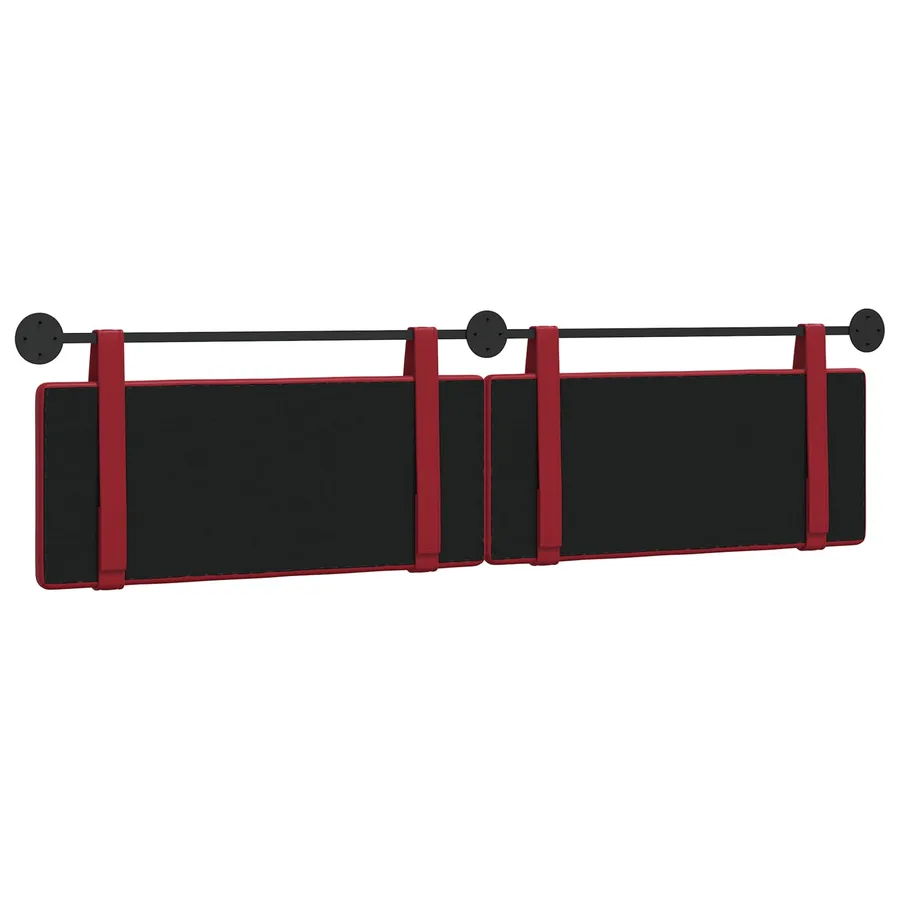 Tête de lit suspendue Bordeaux Simili cuir - 7