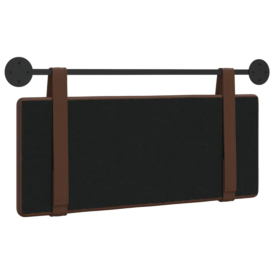 Tête de lit suspendue Marron Simili cuir - 7