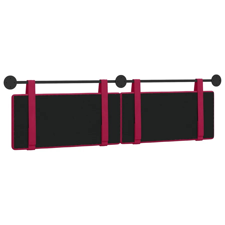 Tête de lit suspendue Bordeaux Velours - 7