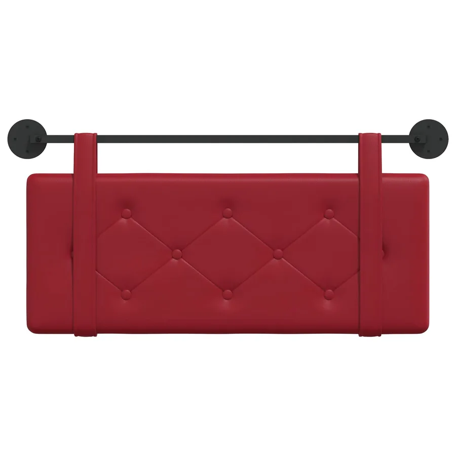 Tête de lit suspendue Bordeaux Simili cuir - 5
