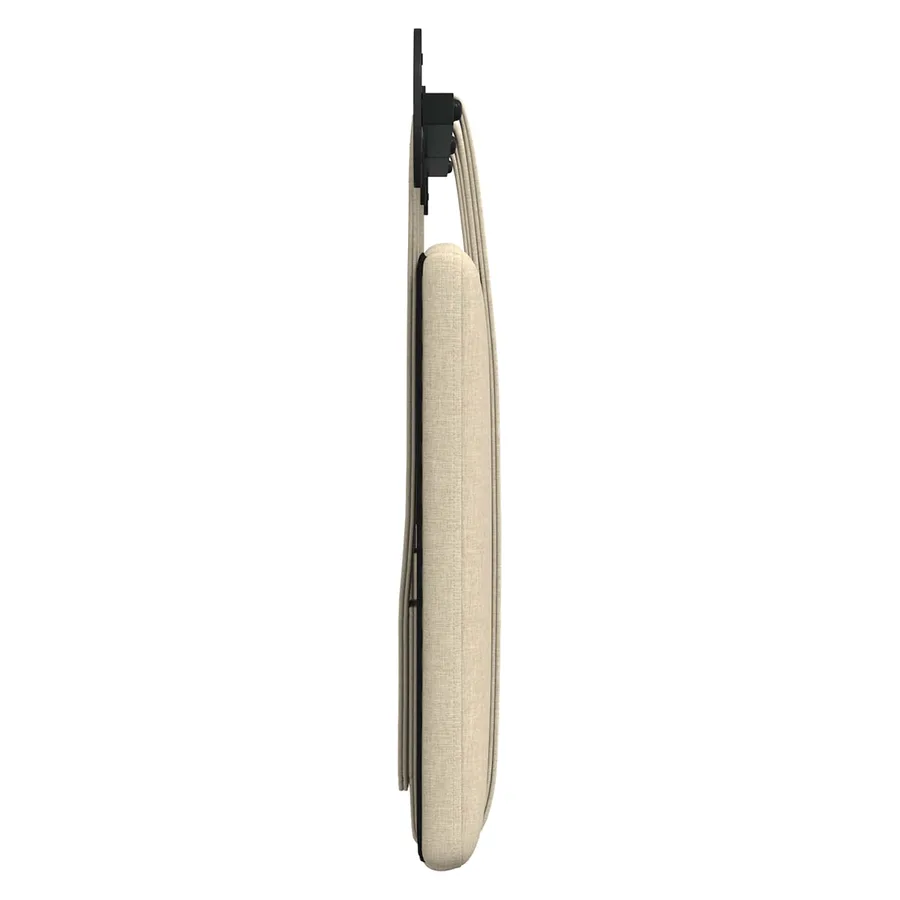 Tête de lit suspendue Crème Tissu - 6