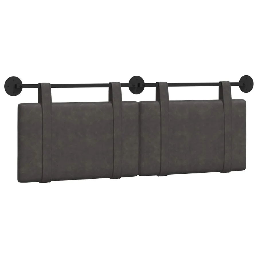Tête de lit suspendue Noir PU antique - 2