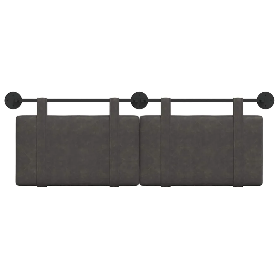 Tête de lit suspendue Noir PU antique - 5