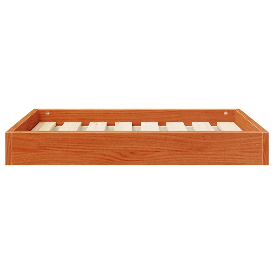Lit pour Chien Cire marron 72 x 54 x 9 cm Bois de Pin Massif - 5