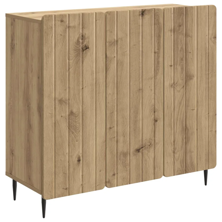 Buffet Chêne artisanal 89 x 34,5 x 82 cm Bois d'ingénierie - 2