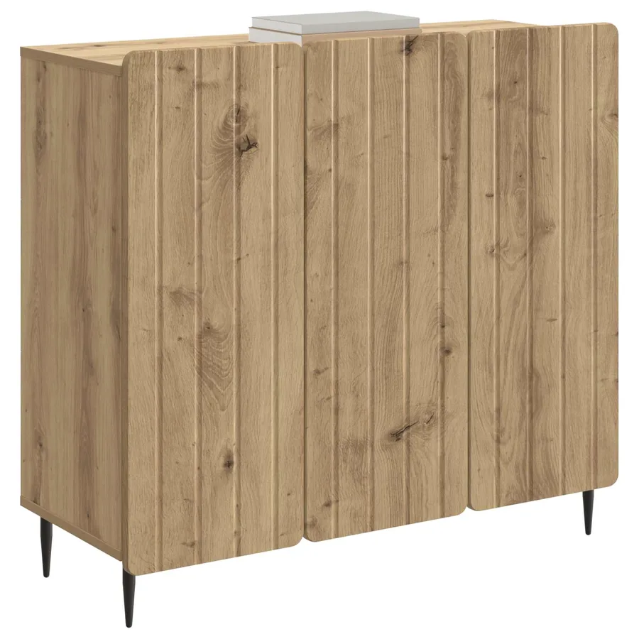 Buffet Chêne artisanal 89 x 34,5 x 82 cm Bois d'ingénierie - 3