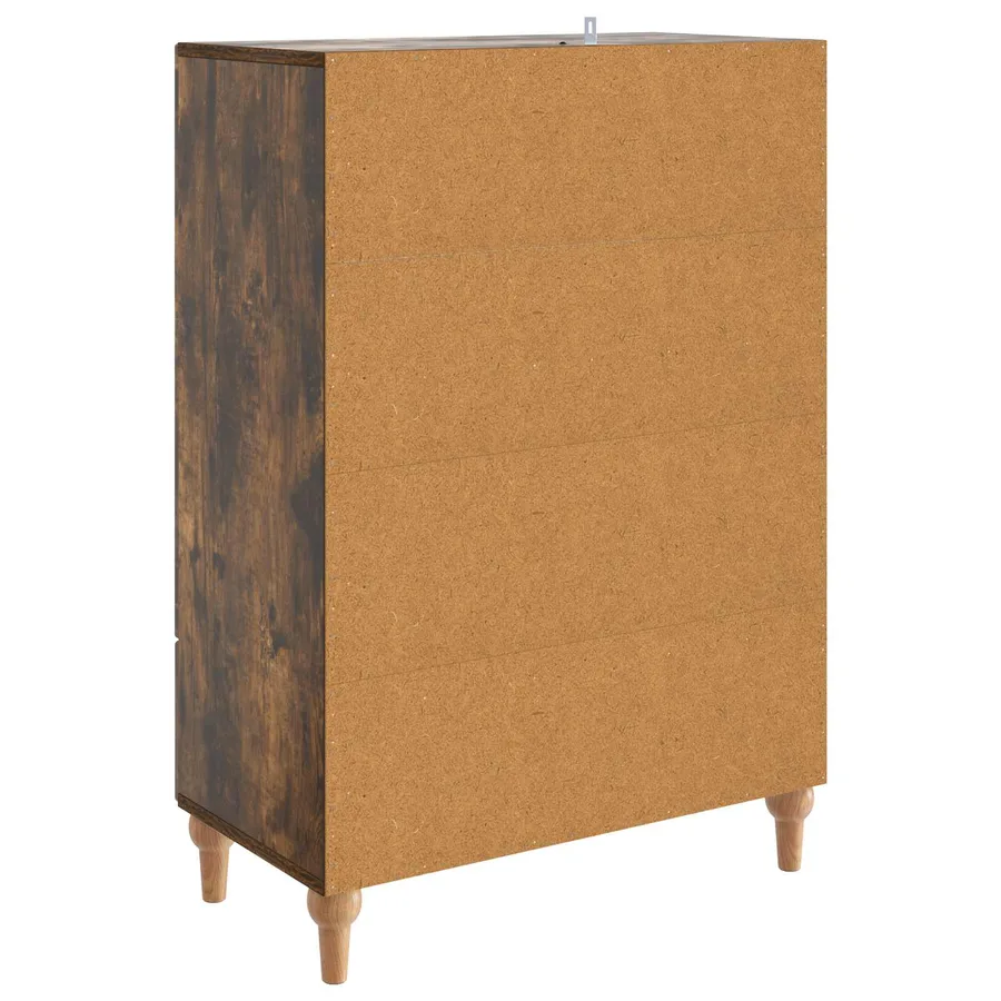 Buffet Chêne fumé 66 x 34,5 x 95 cm Bois d'ingénierie - 7