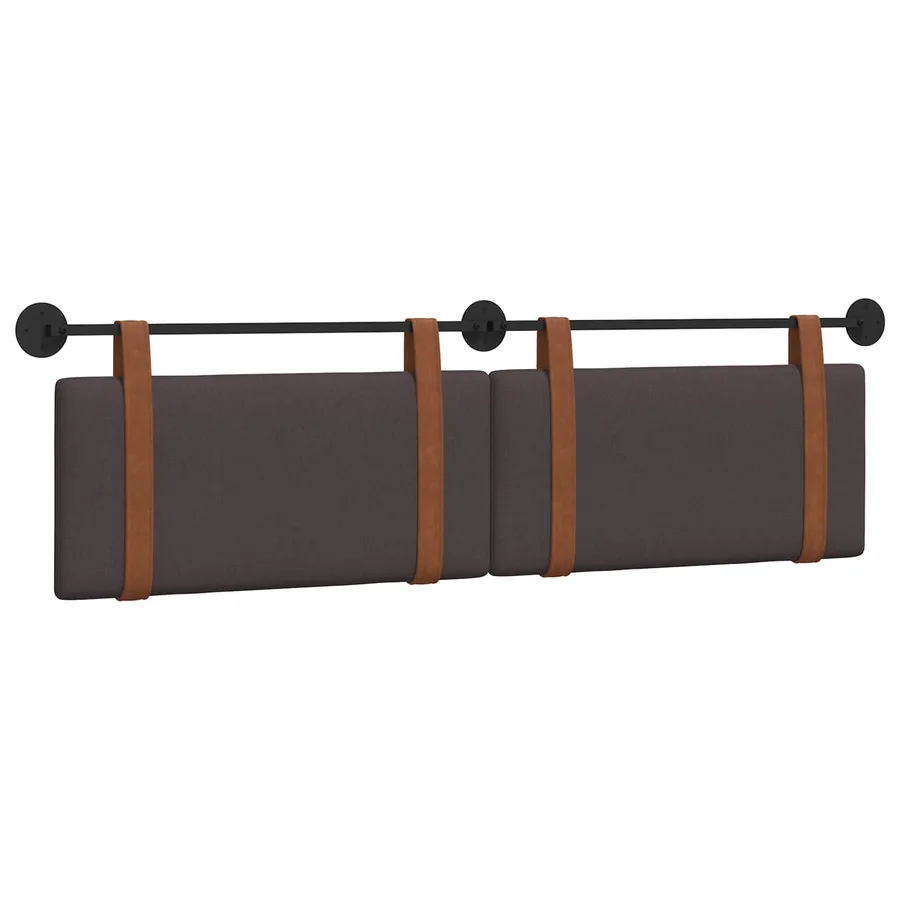 Tête de lit suspendue Marron foncé PU antique - 2