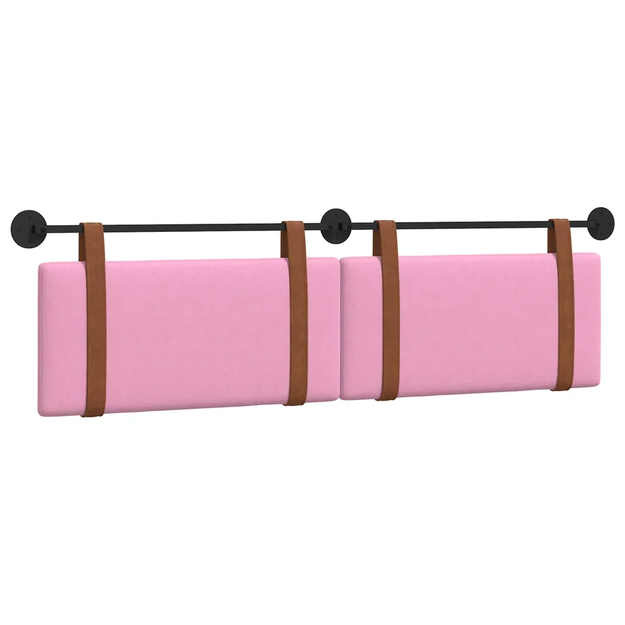 Tête de lit suspendue Rose PU antique - 2