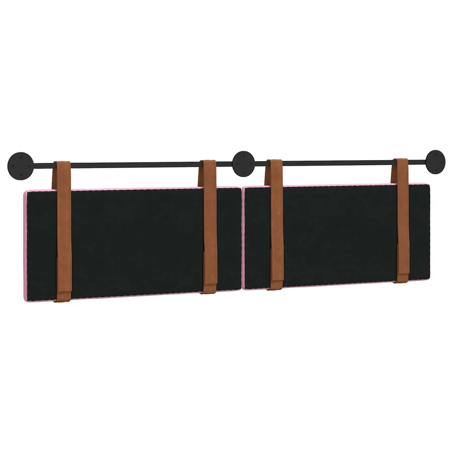 Tête de lit suspendue Rose PU antique - 7
