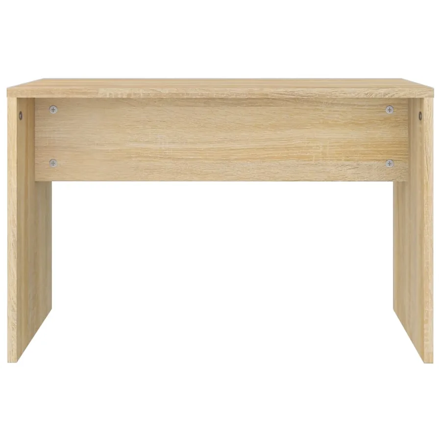 Ensemble de coiffeuse Chêne Sonoma 86,5x35x136 cm - 8