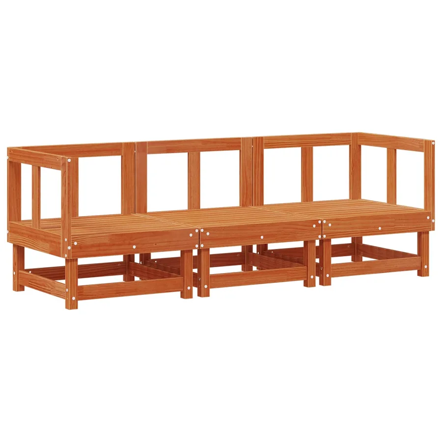 Unité de canapé sectionnel Brun Ciré 183 x 61 x 62 cm - 2