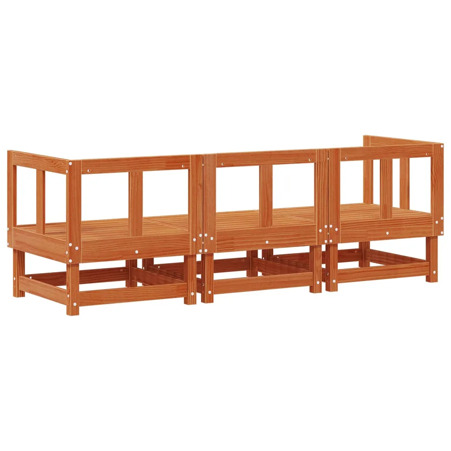 Unité de canapé sectionnel Brun Ciré 183 x 61 x 62 cm - 5