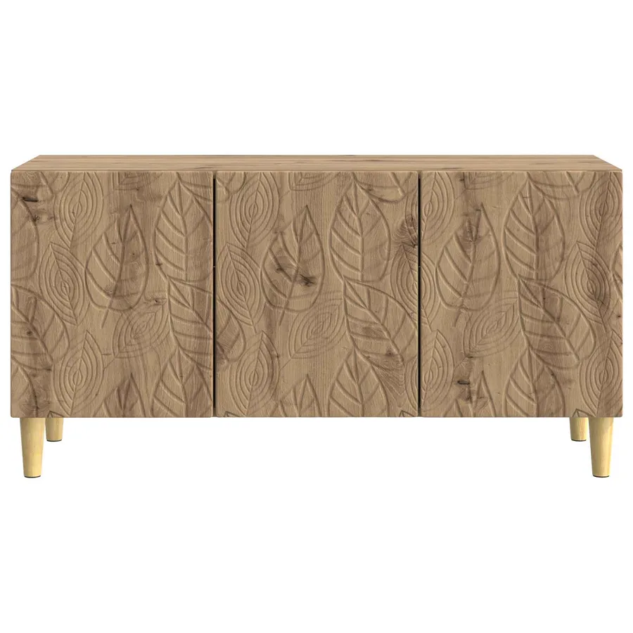 Meuble TV 99 x 34,5 x 50 cm Chêne artisanal Bois d'ingénierie - 5