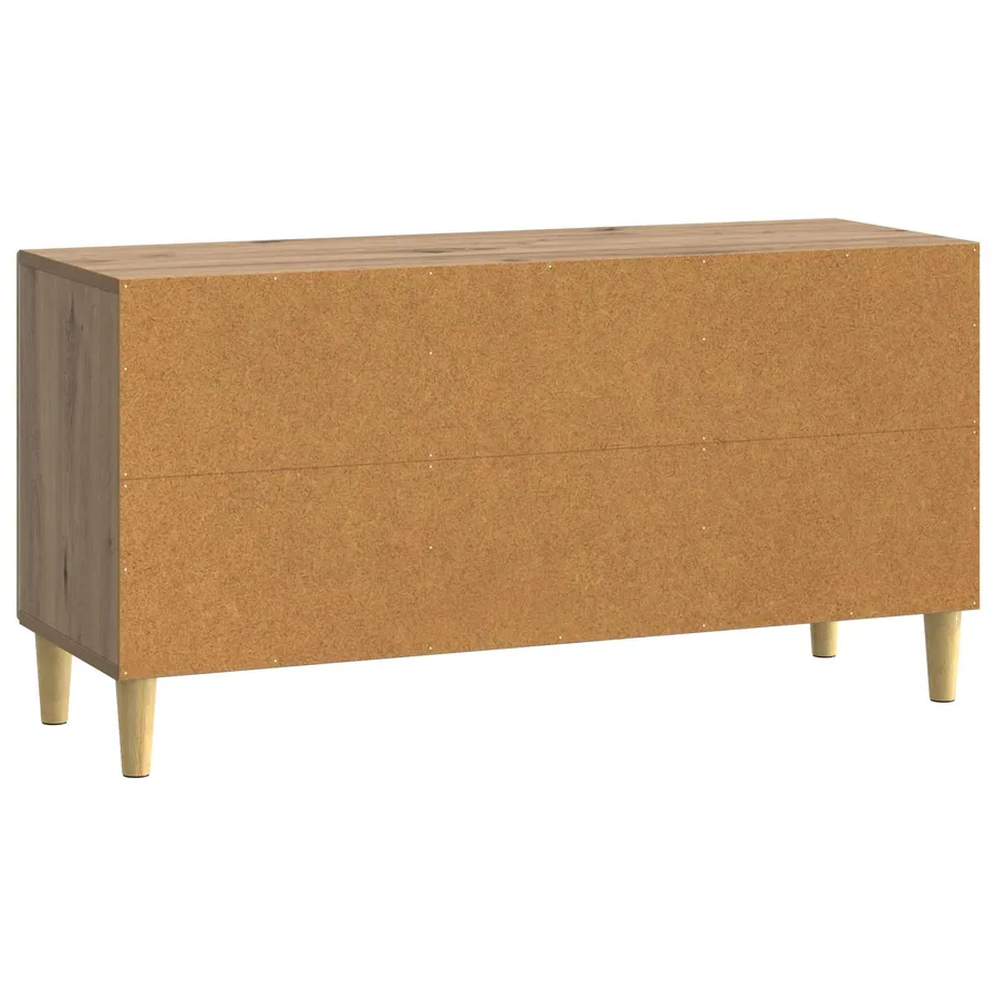 Meuble TV 99 x 34,5 x 50 cm Chêne artisanal Bois d'ingénierie - 7