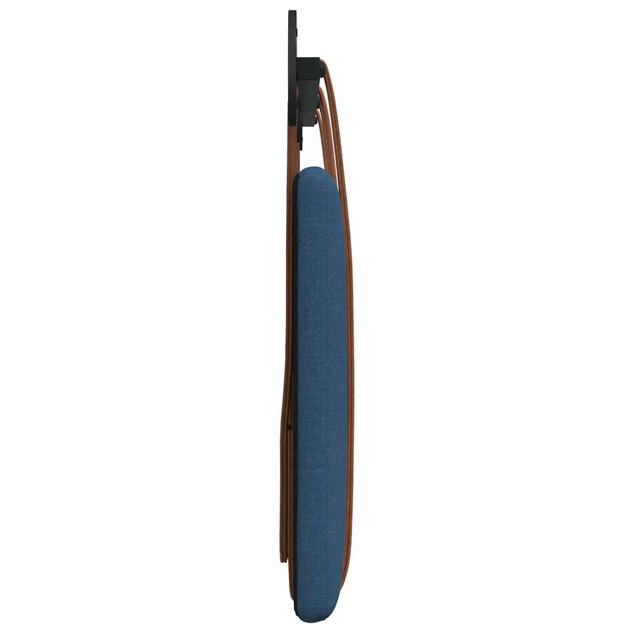 Tête de lit suspendue Bleu PU antique - 6