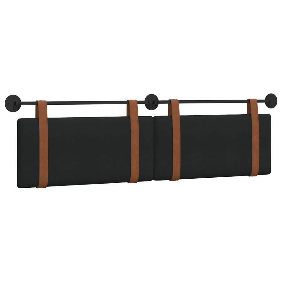 Tête de lit suspendue Noir PU antique - 2