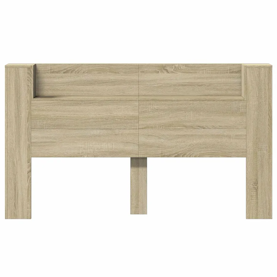 Cabinet de Tête de Lit avec LED Sonoma 180 x 16,5 x 103,5 cm - 5