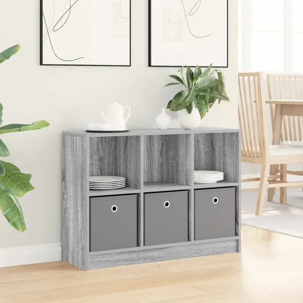 Buffet avec tiroir Gris Sonoma 88,5 x 27,5 x 63,5 cm