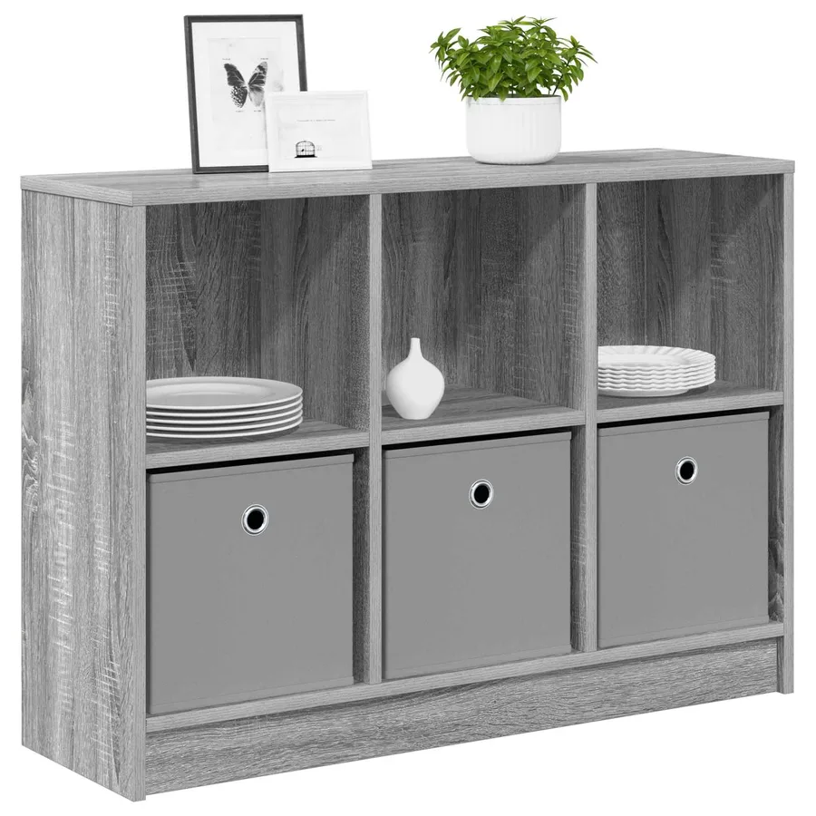 Buffet avec tiroir Gris Sonoma 88,5 x 27,5 x 63,5 cm - 3