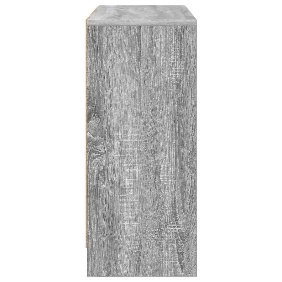 Buffet avec tiroir Gris Sonoma 88,5 x 27,5 x 63,5 cm - 7