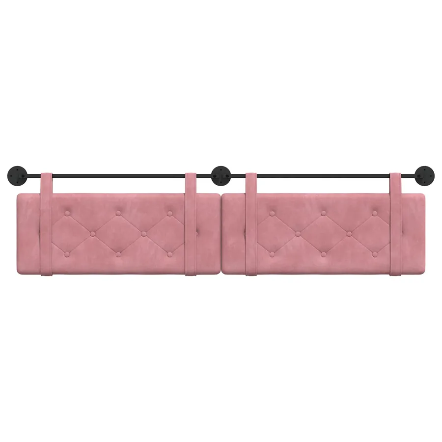 Tête de lit suspendue Rose Velours - 5