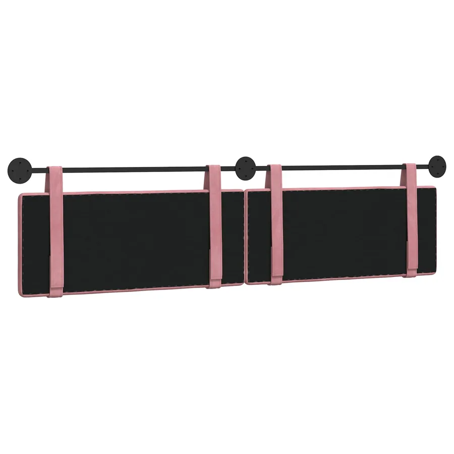 Tête de lit suspendue Rose Velours - 7