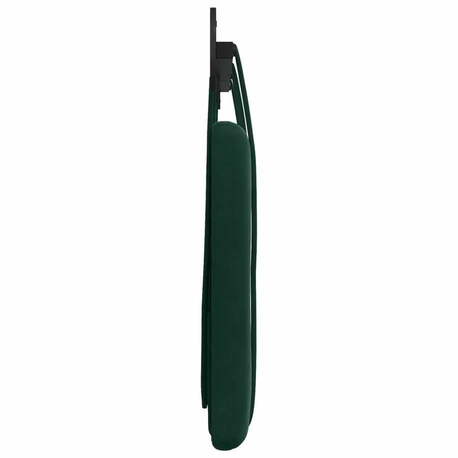 Tête de lit suspendue Vert foncé Velours - 6