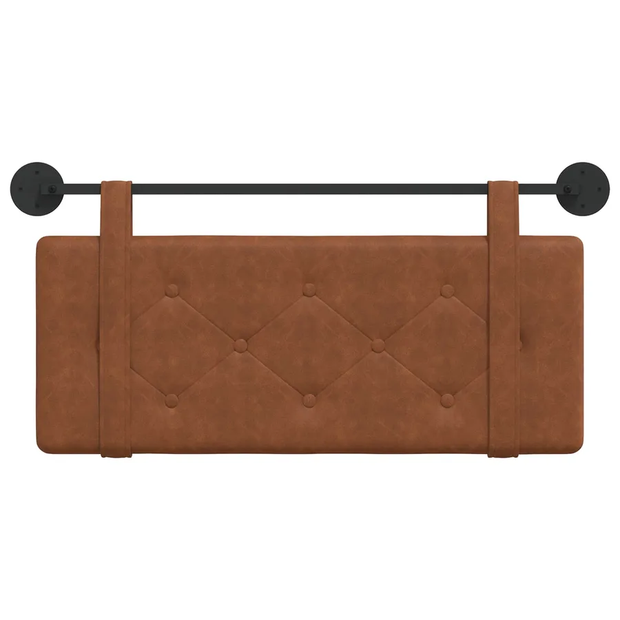 Tête de lit suspendue Marron PU antique - 5