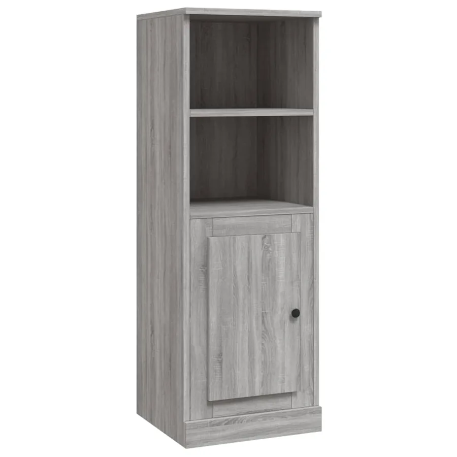 Buffet haut sonoma gris 36x35,5x103,5 cm bois d'ingénierie - 2