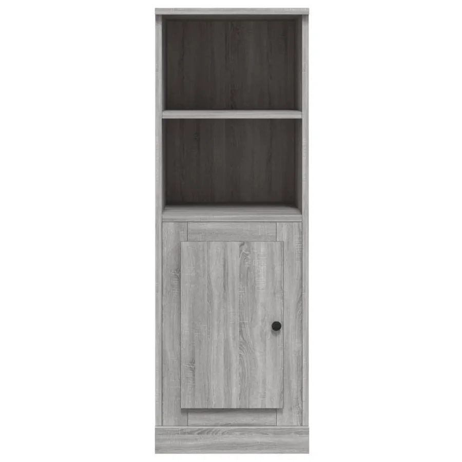 Buffet haut sonoma gris 36x35,5x103,5 cm bois d'ingénierie - 6
