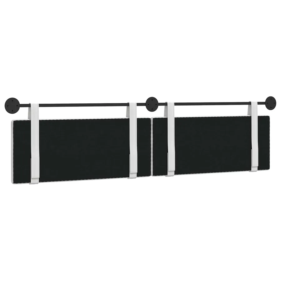 Tête de lit suspendue Blanc tissu - 7