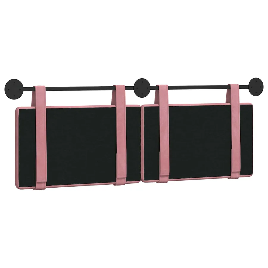 Tête de lit suspendue Rose Velours - 7