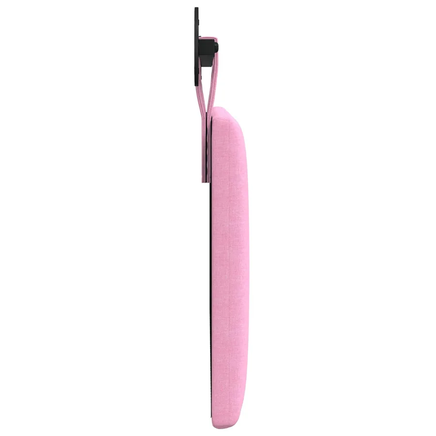 Tête de lit suspendue Rose Tissu - 6