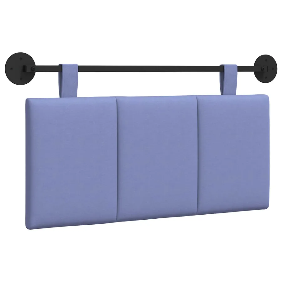 Tête de lit suspendue Bleu denim Tissu - 2