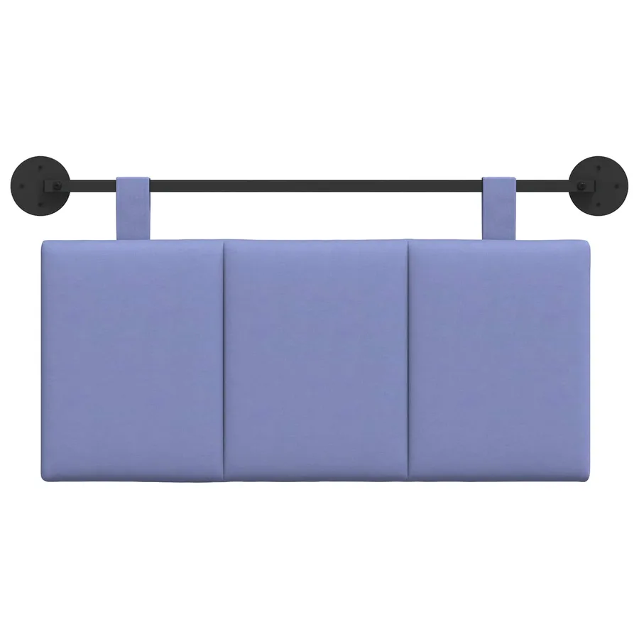 Tête de lit suspendue Bleu denim Tissu - 5
