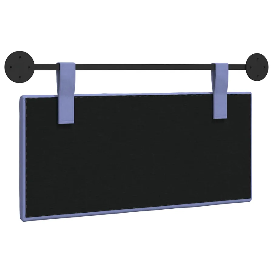Tête de lit suspendue Bleu denim Tissu - 7