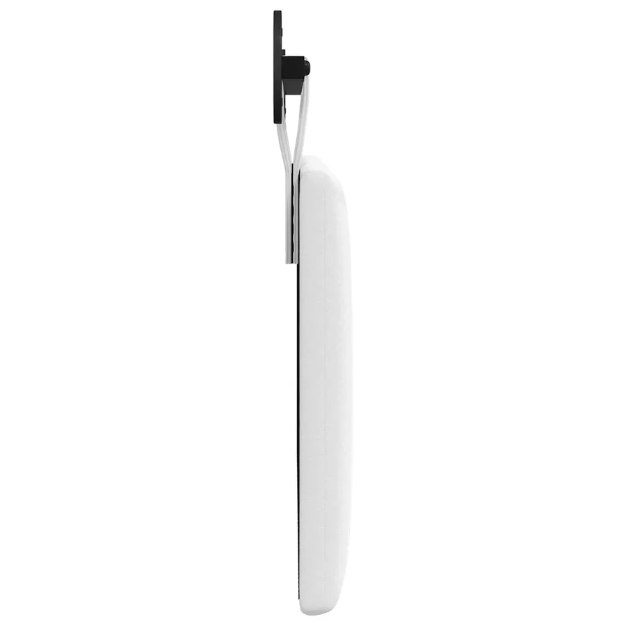 Tête de lit suspendue Blanc Tissu - 6