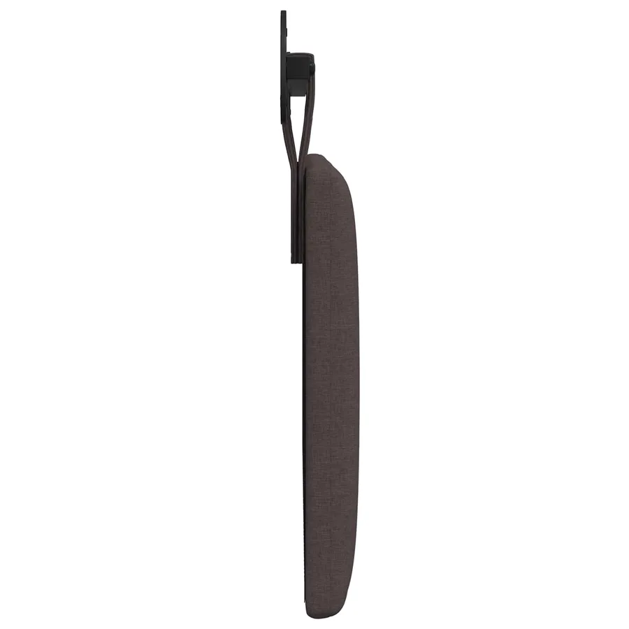 Tête de lit suspendue Marron foncé Tissu - 6